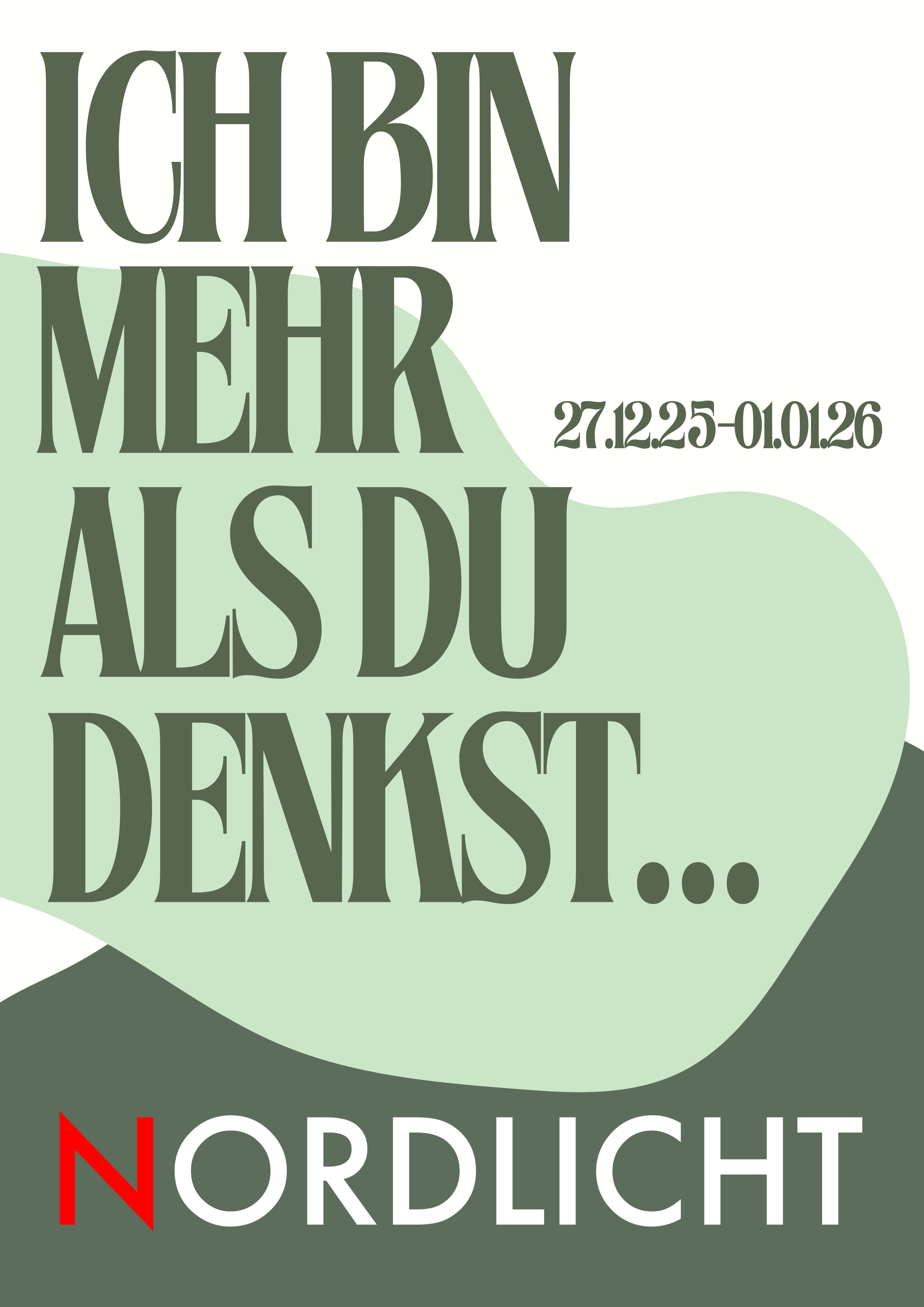 Flyer Nordlicht "Ich bin mehr als du denkst"