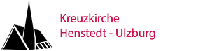Logo der Kreuzkirche Henstedt-Ulzburg, stilisierte schwarze Kirche.